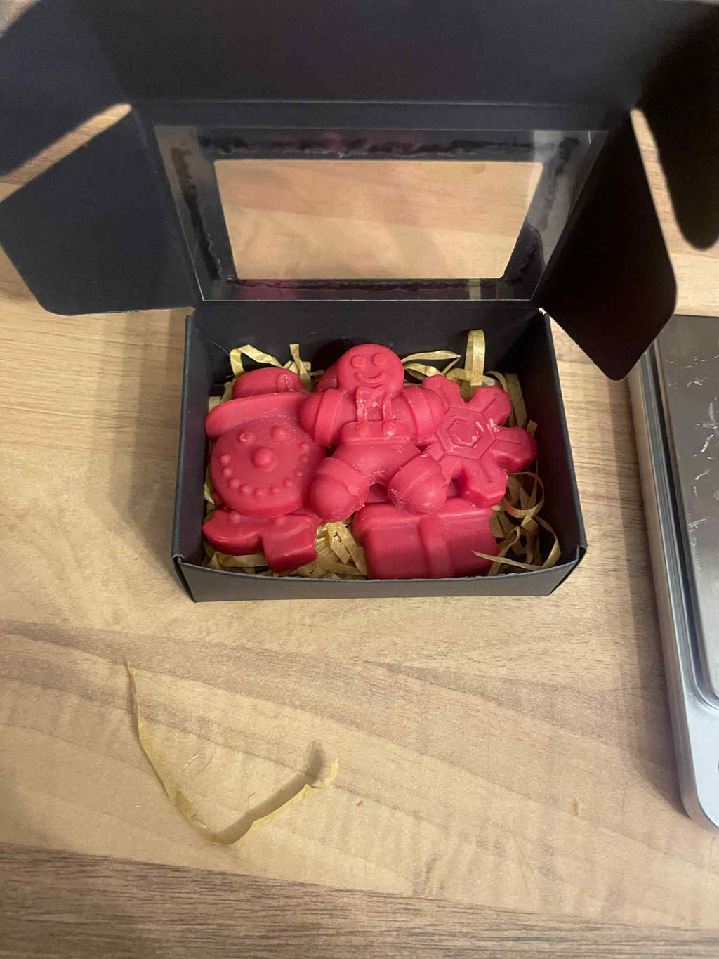 Csokis-narancsos illatviasz díszdobozban