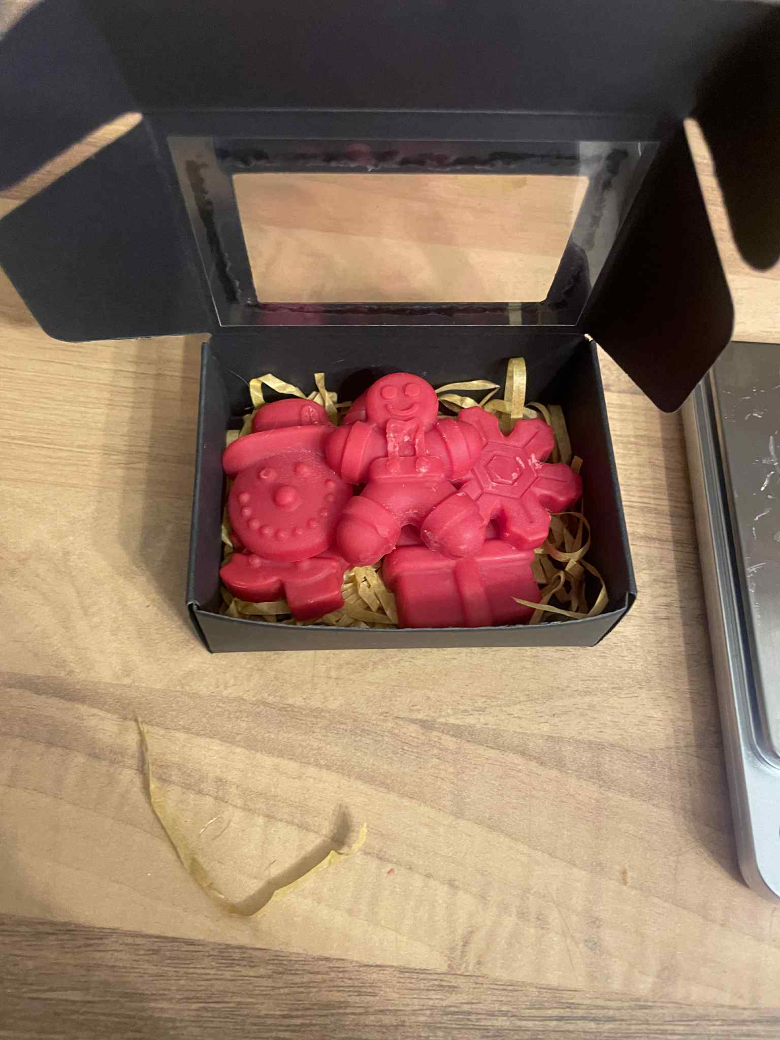 Csokis-narancsos illatviasz díszdobozban