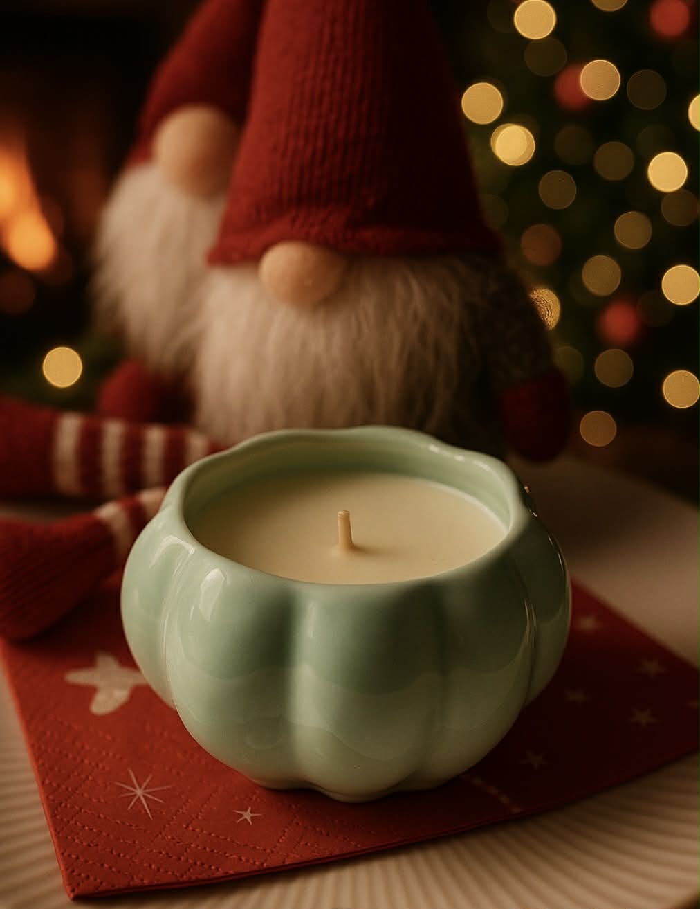 Szantálfa-cédrus kerámiában zöld