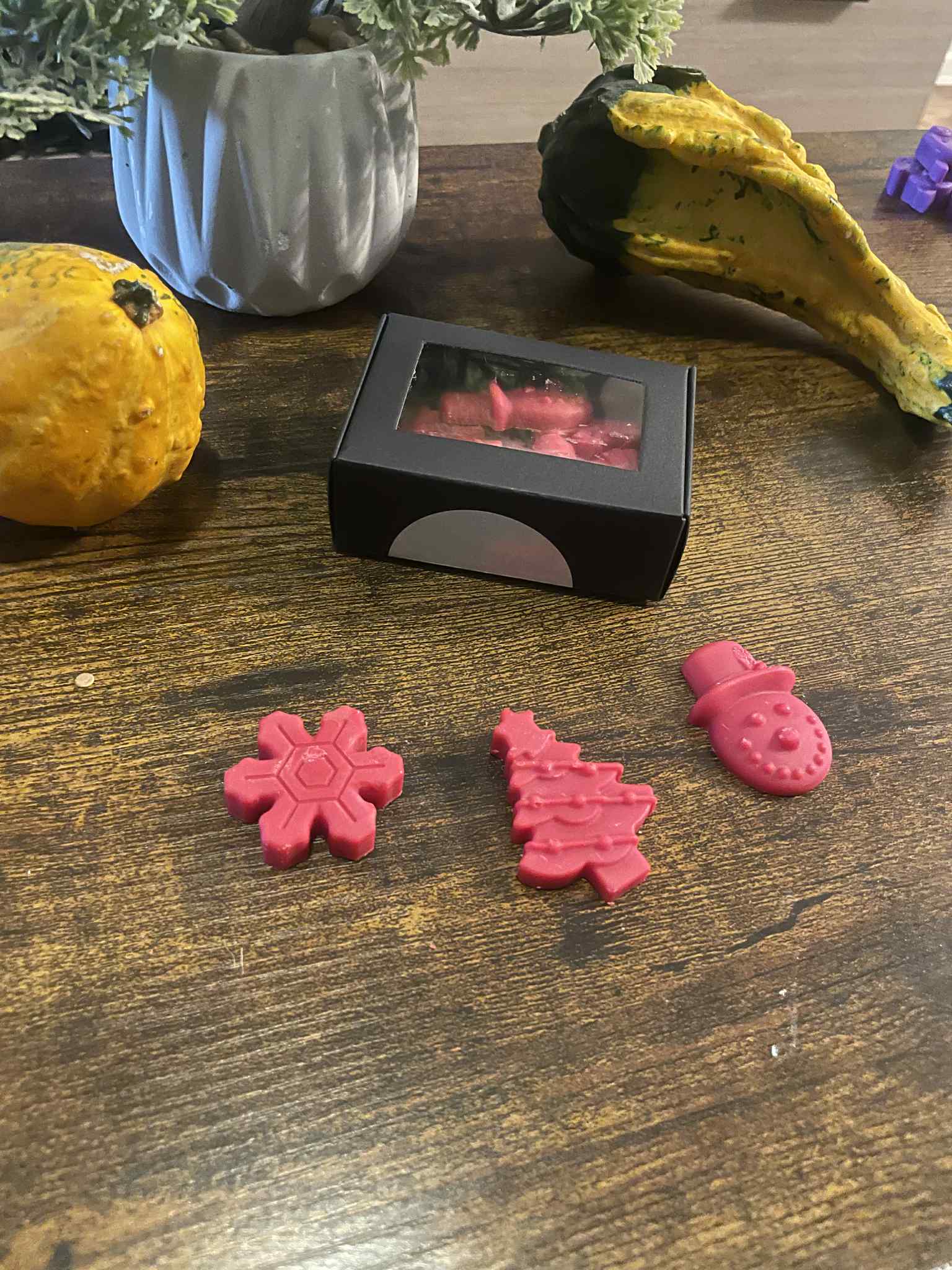 Csokis-narancsos illatviasz díszdobozban