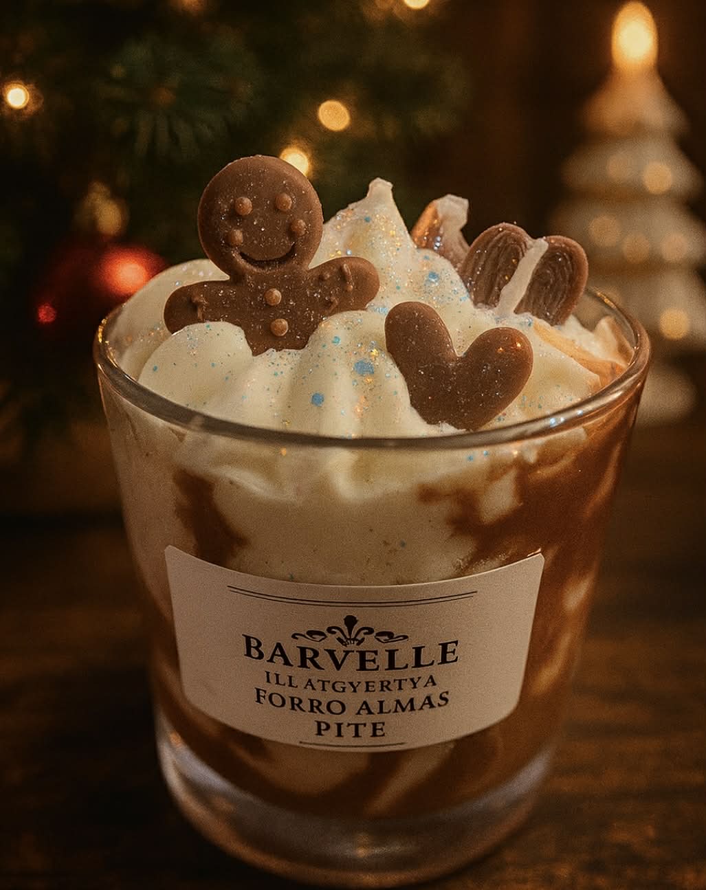 Forró almás pite habgyertya