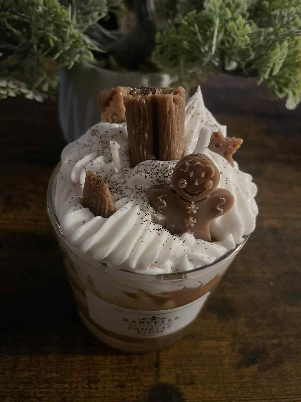 Fahéjas álom desszertgyertya