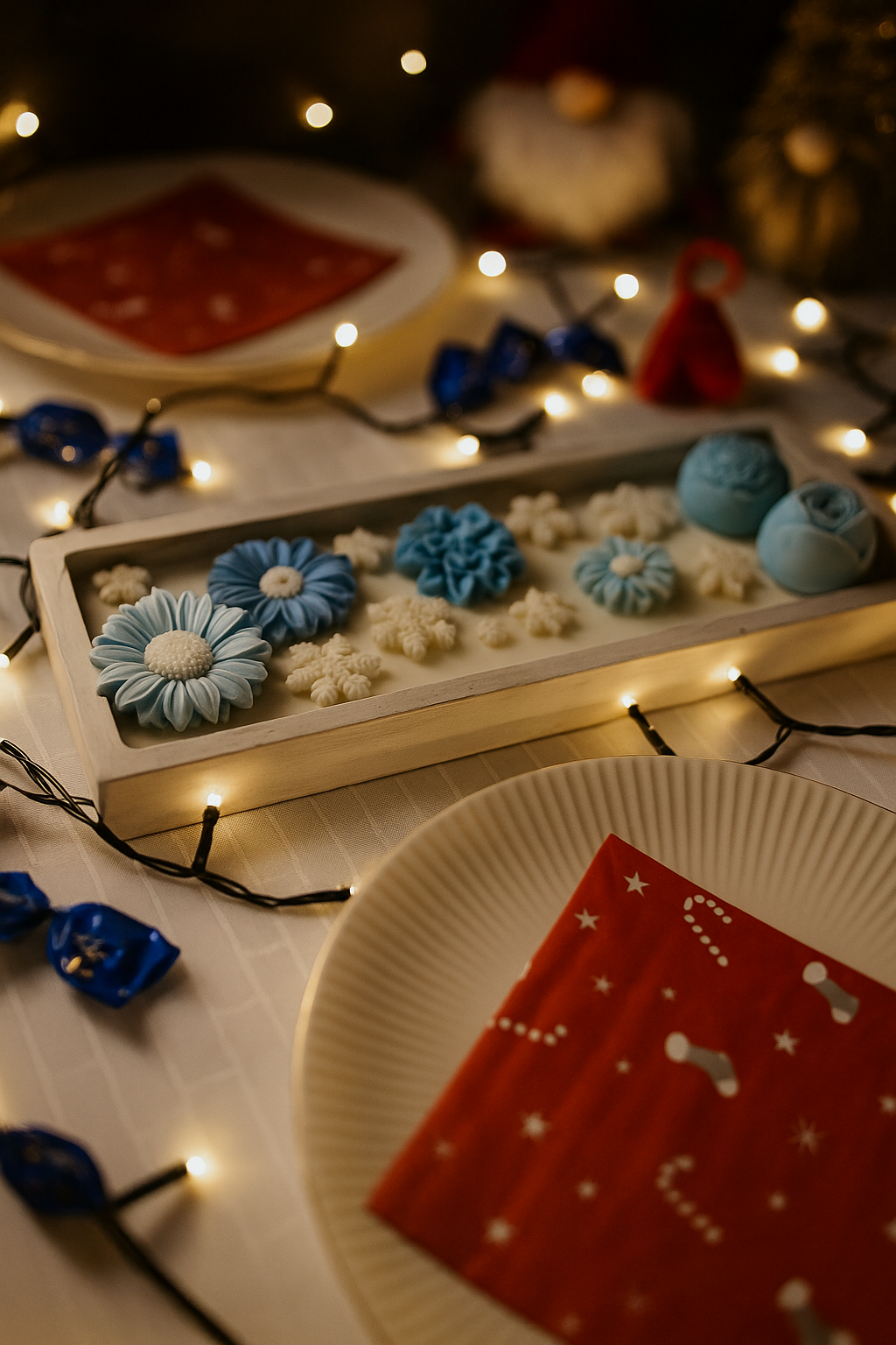 Virágtál Illatgyertya – Mandarinos Cupcake