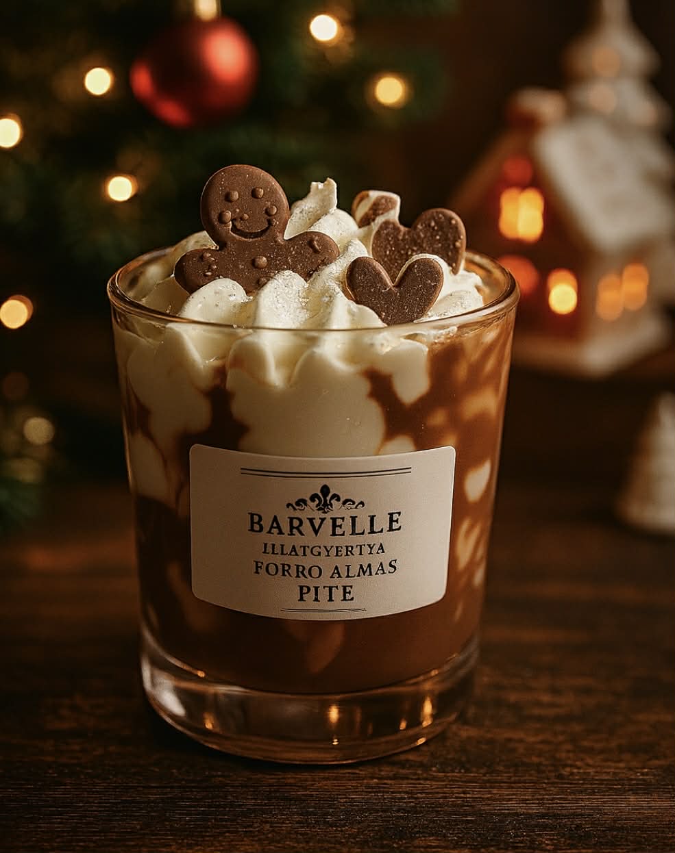 Forró almás pite habgyertya